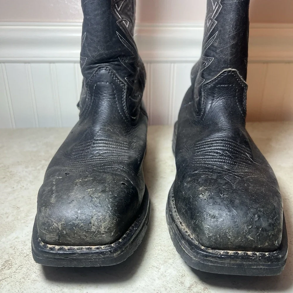 Irish Setter Red Wing Marshall 83956 Steel Toe Work Boots Mens 8.5 D Black